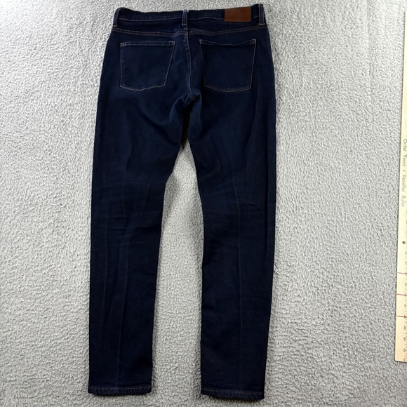 Mott & Bow Jeans Mens 33x32 Dark Blue Skinny Fit Stretch Denim Classic Modern - Picture 5 of 10